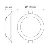 Встраиваемый светильник Gauss Elementary Downlight 997420218