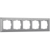 Рамка на 5 постов матовый хром WL07-Frame-05 Werkel
