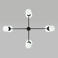 Подвесная люстра Eurosvet Bubble 30182/8 черный Smart a063212