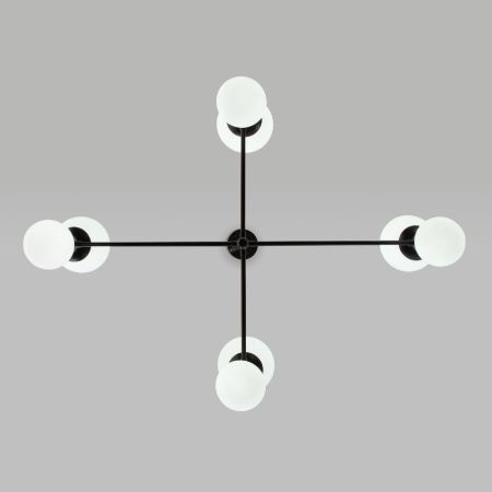Подвесная люстра Eurosvet Bubble 30182/8 черный Smart a063212