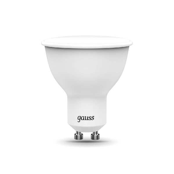 Лампа светодиодная диммируемая Gauss GU10 6W RGBW рефлектор матовый 101106406