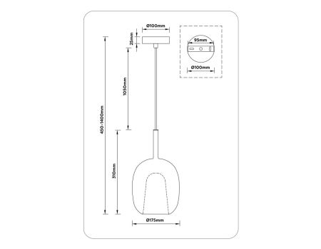 Подвесной светильник Ambrella Light High Light Modern LH11123