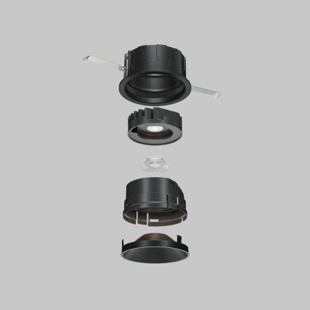Встраиваемый светодиодный светильник Maytoni Technical Wise DL057-10W3K-B