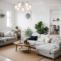 Люстра на штанге Escada Style 1142/7P Silver