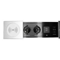 Блок розеток JX (Slide Top) (2 секции RJ-45 + 2 USB беспр.зарядка с кабелем питания) Mebax 00-00002892