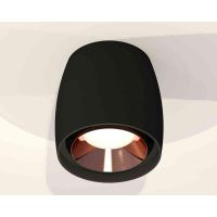 Комплект накладного светильника Ambrella light Techno Spot XS1142005 SBK/PPG черный песок/золото розовое полированное (C1142, N7035)
