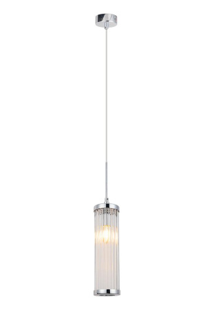 Подвесной светильник Crystal Lux Tadeo SP1 D100 Chrome/Transparente