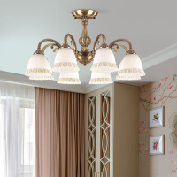 Потолочная люстра Eurosvet Campina 60107/8 античная бронза