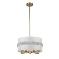 Люстра на штанге Indigo Effetto 13030/4R Brass V000514