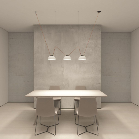 Трековый однофазный светильник Denkirs Belty Flow DK5561-WH+BK