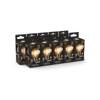 Лампа светодиодная филаментная диммируемая Gauss E27 7W 2700K прозрачная 105802107-S