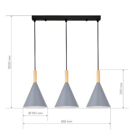 Подвесной светильник Evoluce Arket SLE1255-413-03