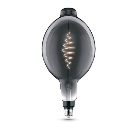Лампа светодиодная филаментная Gauss E27 8,5W 1800K серая 152802005