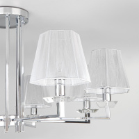 Потолочная люстра Eurosvet Alegria 60125/8 хром Smart (60114/8)