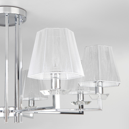 Потолочная люстра Eurosvet Alegria 60125/8 хром Smart (60114/8)