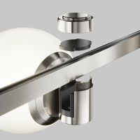 Трековый магнитный светильник Maytoni Luna TR229-1-5W4K-PT