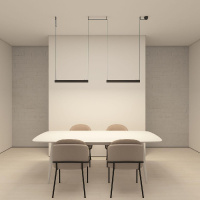 Трековый однофазный светильник Denkirs Belty Grill DK5573-BK