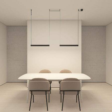 Трековый однофазный светильник Denkirs Belty Grill DK5573-BK