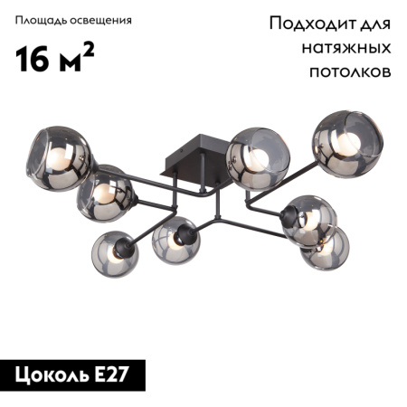 Потолочная люстра Vitaluce V4795-1/8PL