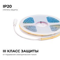 Светодиодная лента Apeyron 24В COB 10Вт/м 6500К 5м IP20 00-395