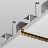 Шинопровод магнитный встраиваемый для ГКЛ Denkirs Shine Hide TR5702-SB