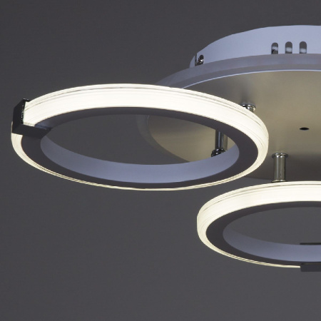 Потолочная люстра Reluce 06319-3.3-03 WH+CR (RGB)