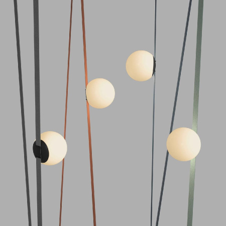 Трековый однофазный светильник Denkirs Belty Orb DK5551-BK