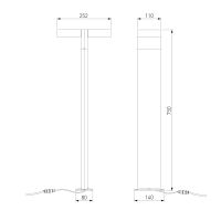 Ландшафтный светильник Elektrostandard Twin 35170/F черный 4690389219443 a072076
