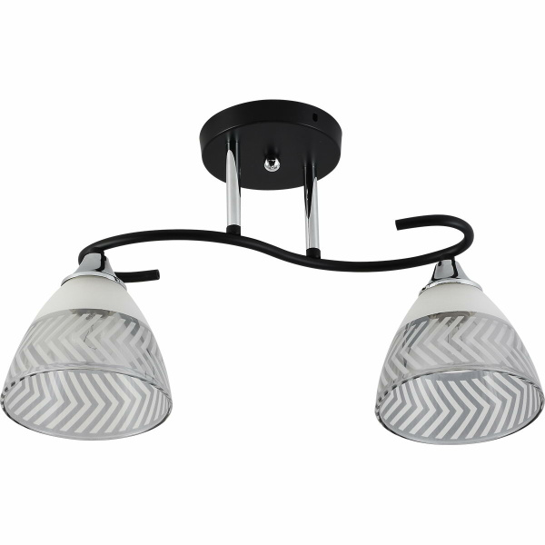 Люстра на штанге Reluce 11391-0.3-02B BK+CR