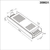 Драйвер Novotech Drive Glat IP20 300W 48V 359531