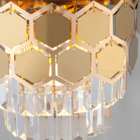 Настенный светильник Eurosvet Ariana 10124/2 золото/прозрачный хрусталь Strotskis (10113/2)