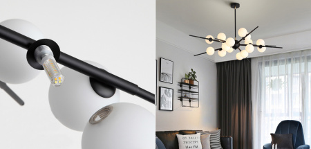 Люстра на штанге ImperiumLoft Cherry Bomb 148017-22