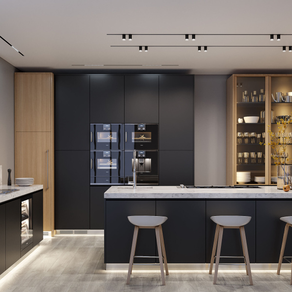 Трековый светодиодный светильник Elektrostandard Slim Magnetic 85506/01 черный/серебро a061298