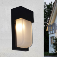 Уличный настенный светильник Reluce 09355-9.2-001U BK