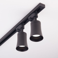 Трековый светильник для однофазного шинопровода Vetro GU10 черный MRL 1001 Elektrostandard