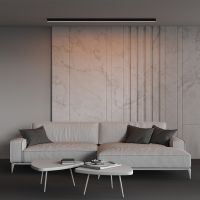 Линейный накладной светильник Maytoni Technical 3000K 35x35 (Черный, 2 м) LL311015