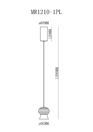 Подвесной светильник MyFar Jane MR1210-1PL