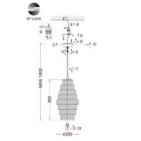 Подвесной светильник ST Luce Rexite SL1001.203.01