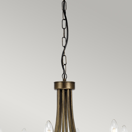 Подвесная люстра Elstead Lighting OV8-BLK-GOLD