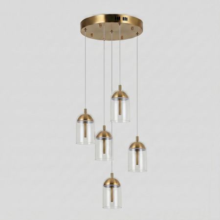 Подвесной светильник Eurosvet Palm 201056 LED латунь a072230