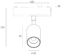 Трековый светильник SWG PRO SL-SLIM-SPWH-10-CCT 022087