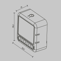 Wi-Fi выключатель двухканальный Maytoni Lighting control MS008