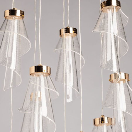 Каскадная люстра De Markt Конти 488013110