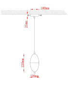 Подвесной светильник Arte Lamp Andromeda A2089SP-3GO