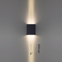 Уличный настенный светильник Odeon Light Nature Arrow 7188/10WL