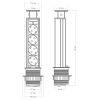 Блок розеток 105S Mebax 00-00001169