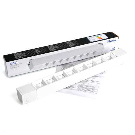 Трековый светодиодный светильник Feron AL130 48371