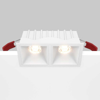 Встраиваемый светильник Maytoni Alfa LED DL043-02-10W3K-D-SQ-W