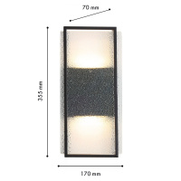 Уличный настенный светильник  Favourite Powder 4826-2W