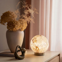 Настольная лампа с плафоном ручной работы Bogate's Crystall 1_102 a072034